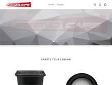 Tablet Screenshot of legendcaps.com